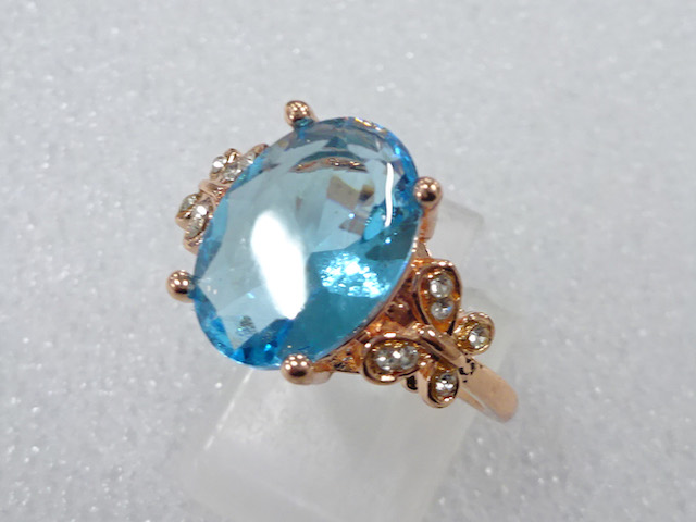 COLORED STONE FASHION RING / JP SIZE 20